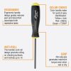 Bondhus Balldriver SAE HEX Ball End Screwdrivers 5/64" to 3/16" (7 Piece)