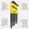 Bondhus Balldriver Stubby SAE Ball End HEX L-Keys: 0.050" to 3/8" (13 Piece)