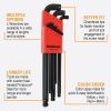 Bondhus Balldriver Stubby Metric Ball End HEX L-Keys: 1.5mm to 10mm (9 Piece)