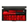 Wiha Insulated Socket and Ratchet Set 3/8" Drive - SAE (10 Piece Set)