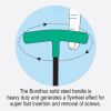 Bondhus Star Tipped T-Handle Set with Stand (8 Piece)