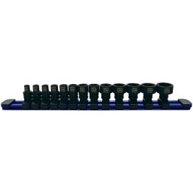 Astro Tools Metric 1/4" Drive Low Profile Nano Impact Sockets (13 Piece)