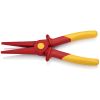 Knipex 1000V Insulated Plastic Snipe Nose Pliers (8-3/4")