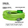 Flexzilla® Pro Extension Cord 10/3 AWG SJTW 50' Outdoor Lighted Plug ZillaGreen™