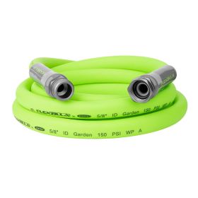 Flexzilla® Garden Hose 5/8" x 10' 3/4" - 11 1/2 GHT Fittings ZillaGreen®