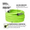 Flexzilla® Garden Hose 3/4" x 75' 3/4" - 11 1/2 GHT Fittings ZillaGreen®