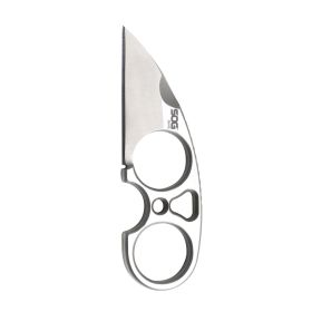 SOG Jason Brous Snarl 2.3" Satin Sheepsfoot Straight Blade Molded Nylon Sheath