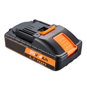 20V 4.0Ah Lithium-Ion Battery - High-Capacity Replacement Battery Pack for Power Tools Batteries, Compatible with 20V Cordless Power Tools
